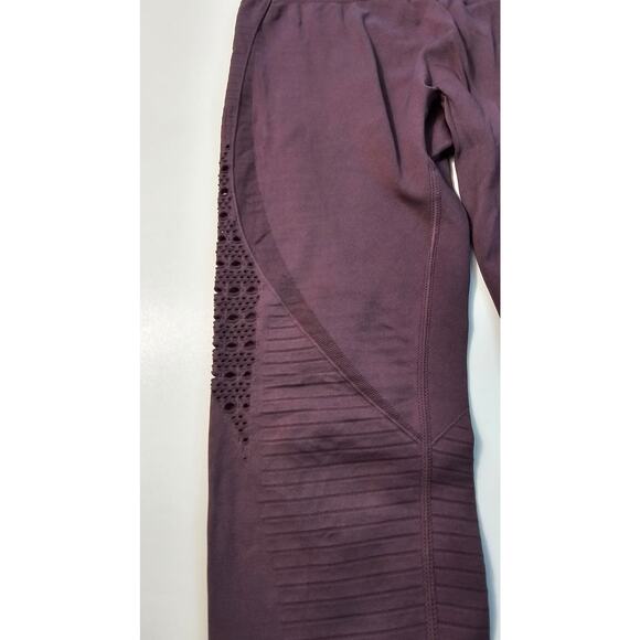 Gymshark Energy Seamless Leggings Womens S / XS (?) Purple Athleisure High Rise - Picture 3 of 7